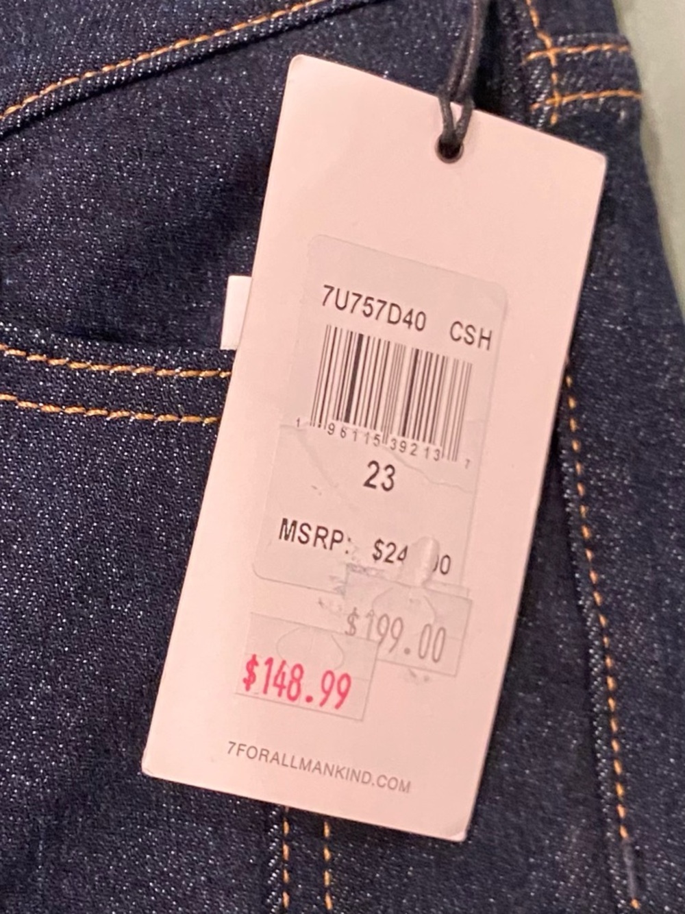 7 For All Mankind Flares Jeans - Picture 9 of 9